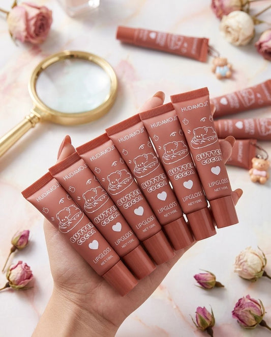 HUDAMOJI BUTTER COCOA MATTE GLOSSES