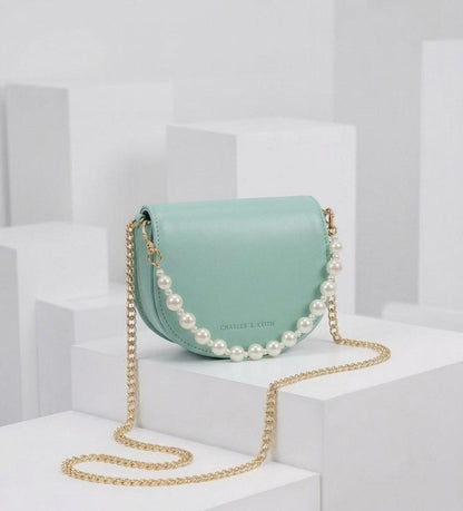 Pearl Strap Handbag