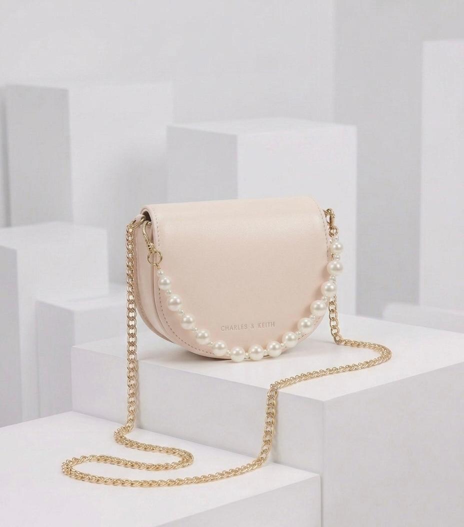 Pearl Strap Handbag