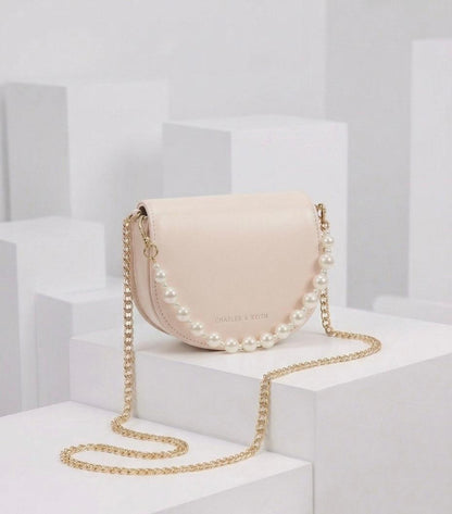Pearl Strap Handbag